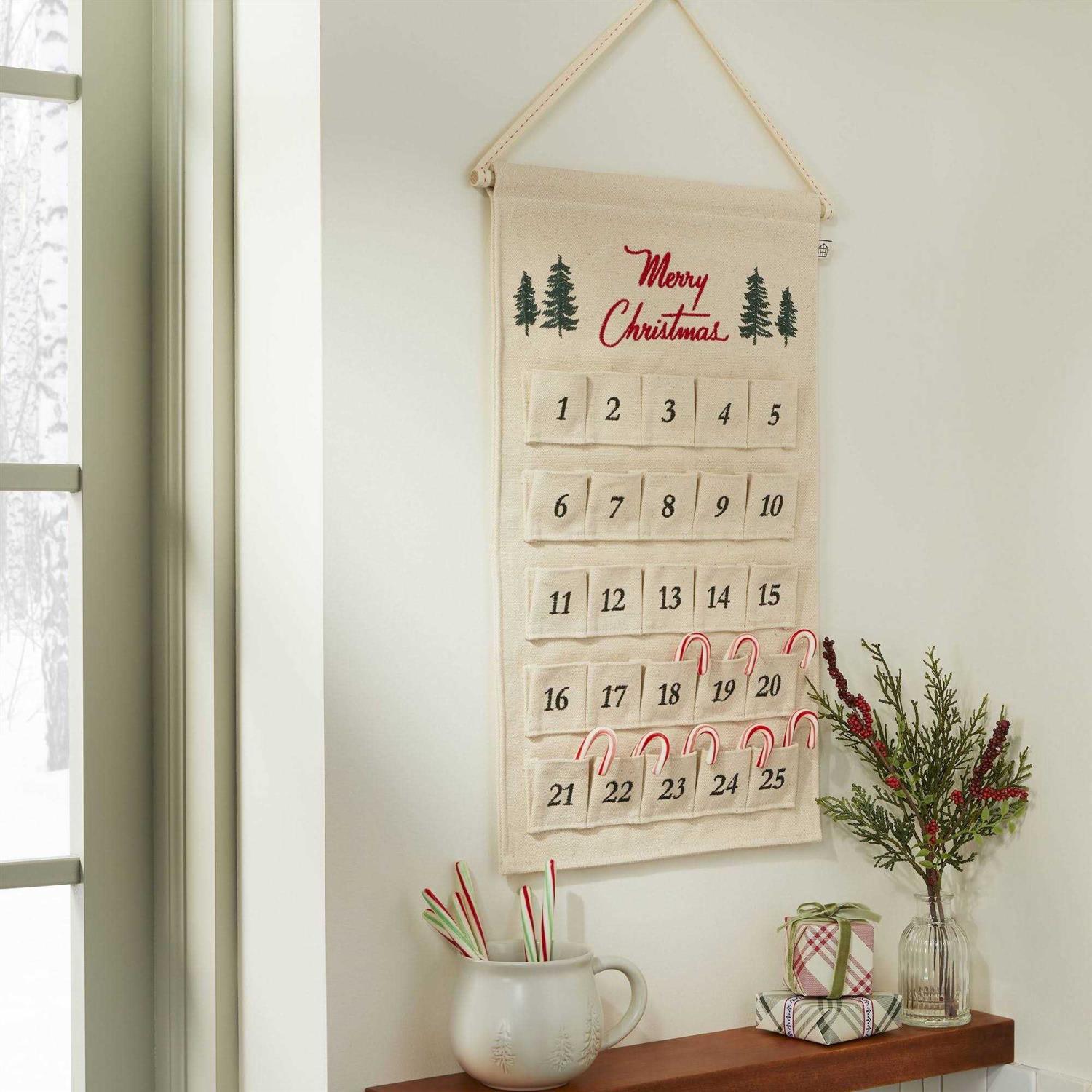 Hearth & Hand with Magnolia 16oz Winter Trees Round Stoneware Mug Cream