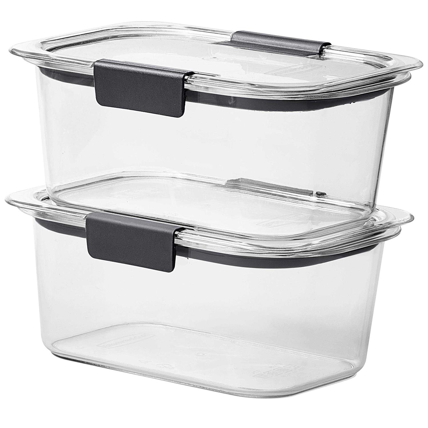 Rubbermaid Brilliance 4.7 Cup Medium Stain-Proof Food Storage Container