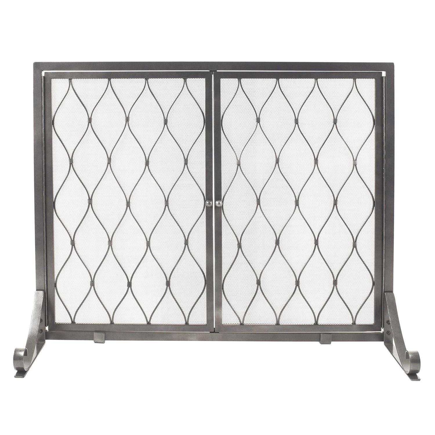 Pleasant Hearth Stonewall Fireplace Screen FA628S