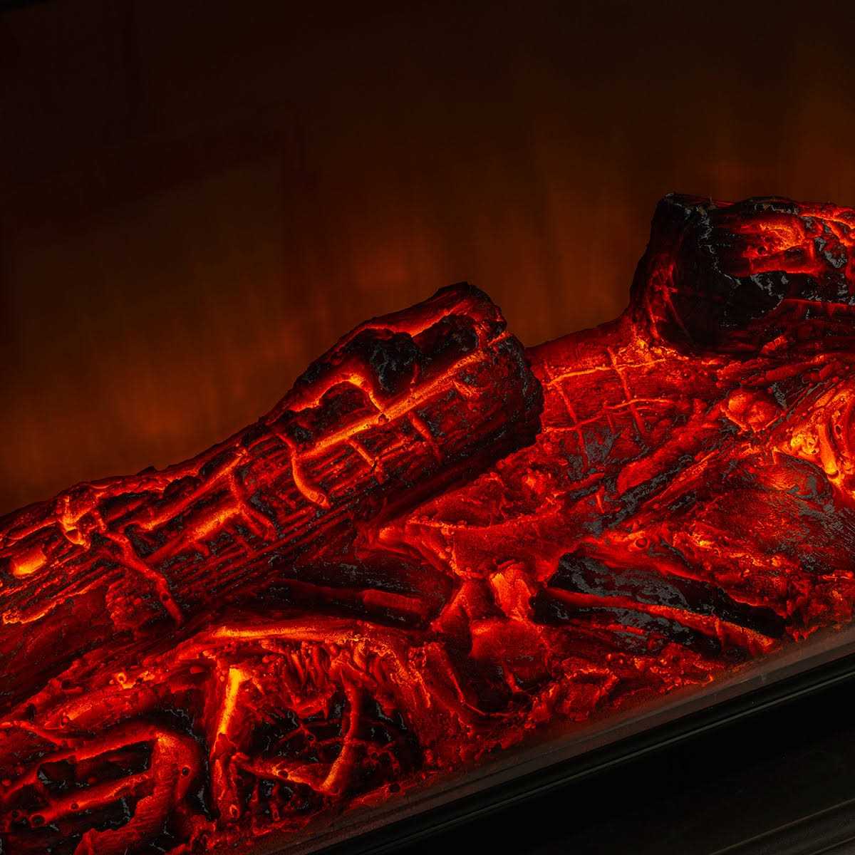 Xtremepowerus Electric Fireplace Heater Infrared Quartz Timer Remote Controller with Caster