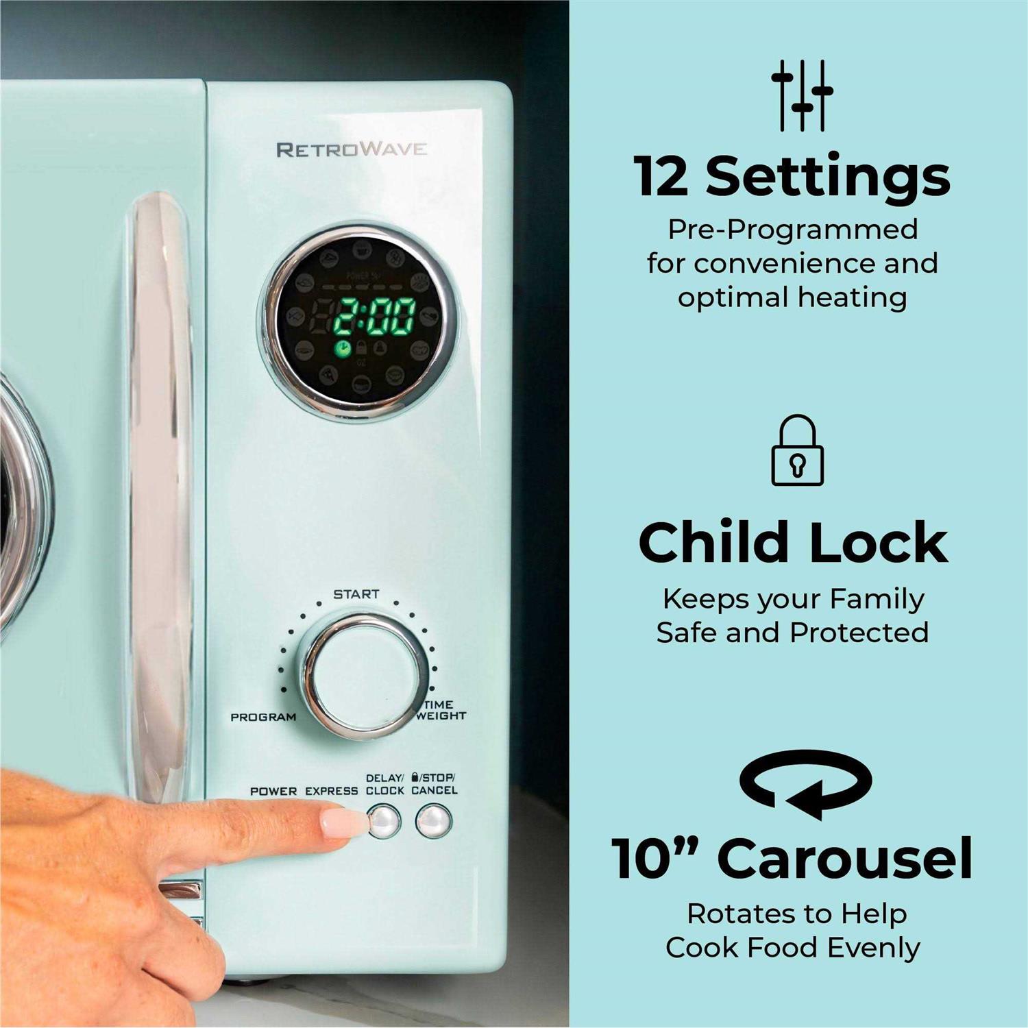 Nostalgia 0.9 Retro Microwave Oven