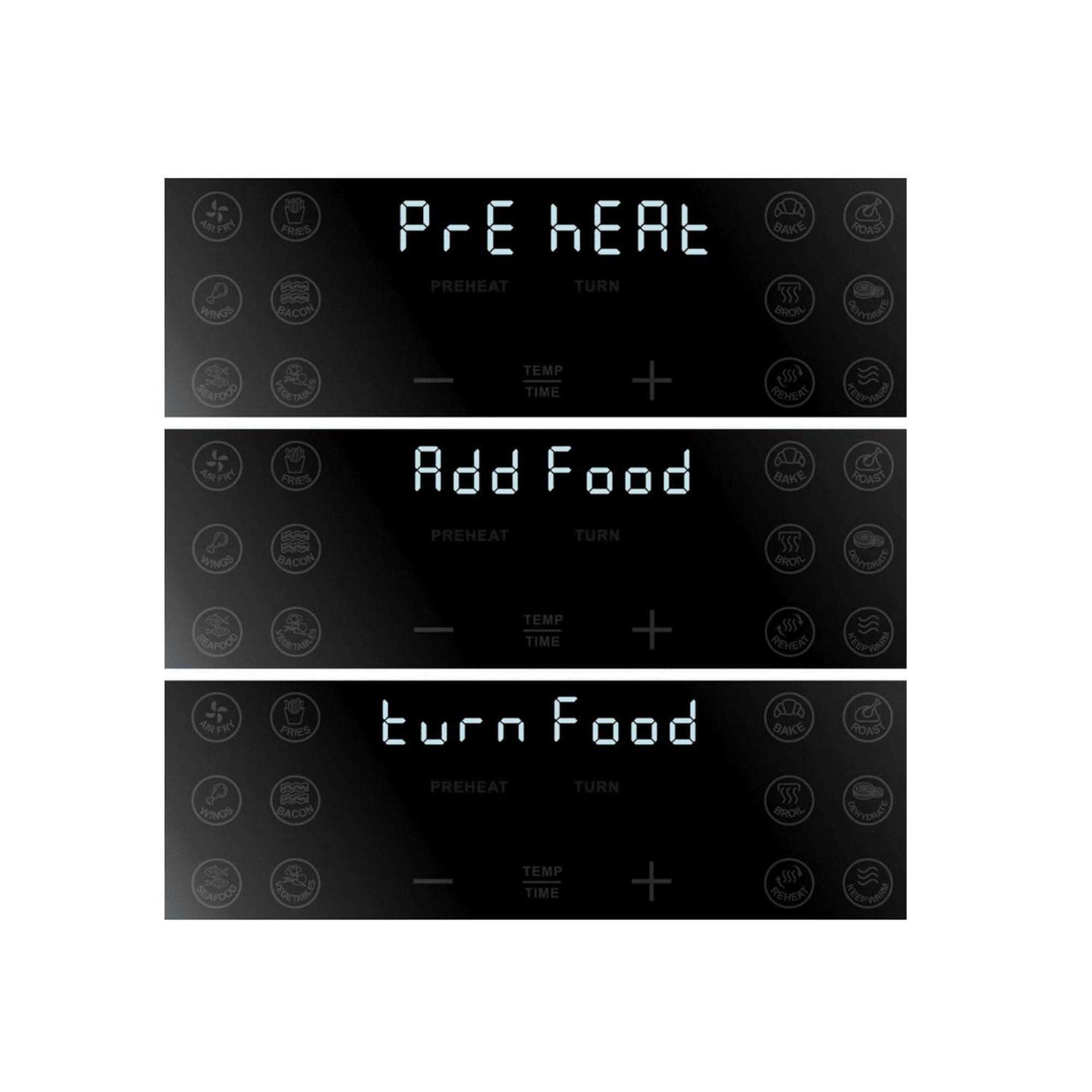 Gourmia Gaf838 8-Qt Digital Air Fryer with Guided Cooking