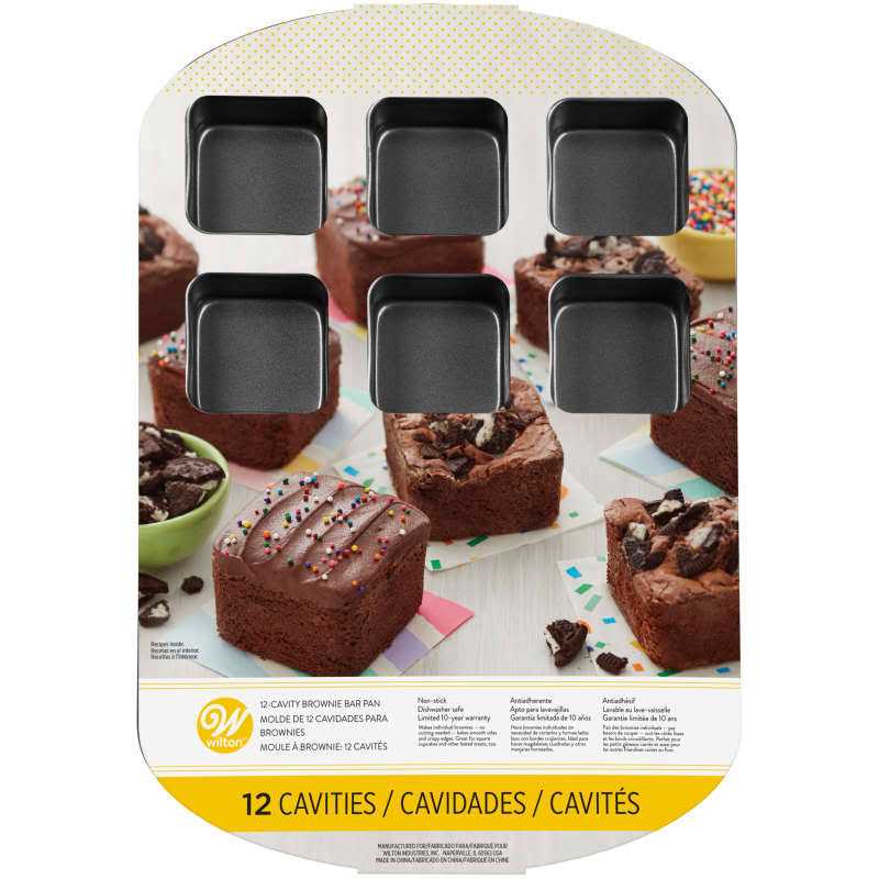 Wilton 12 Cavity Brownie Bar Pan