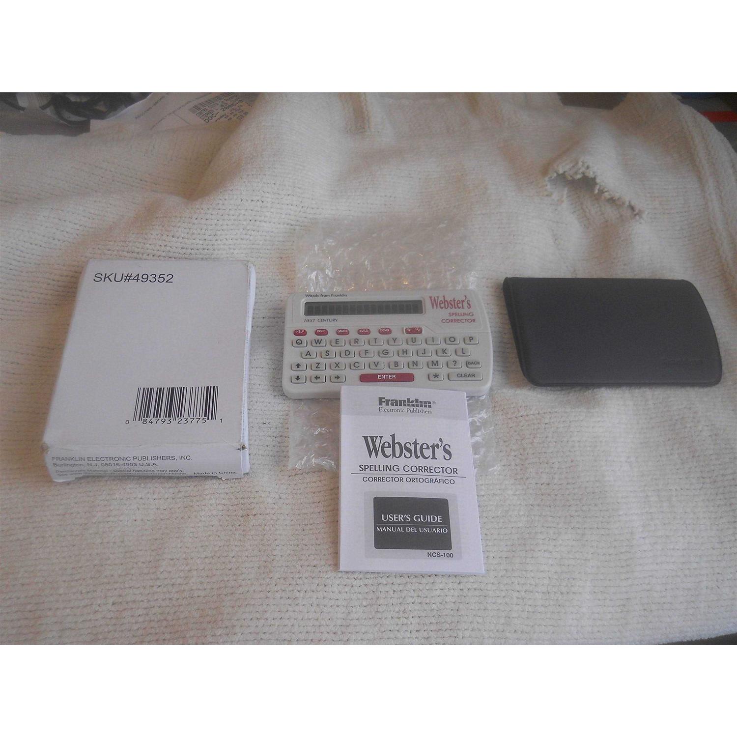 Websters Spelling Corrector NCS-100