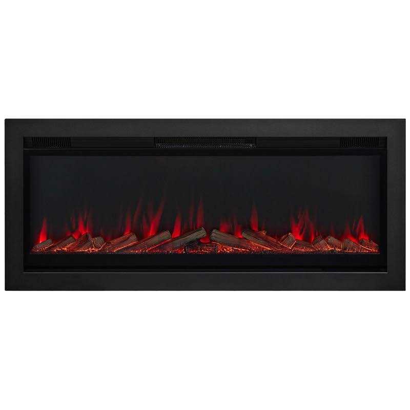 Real Flame 49 in. Wall-Mounted/Recessed Electric Fireplace Insert