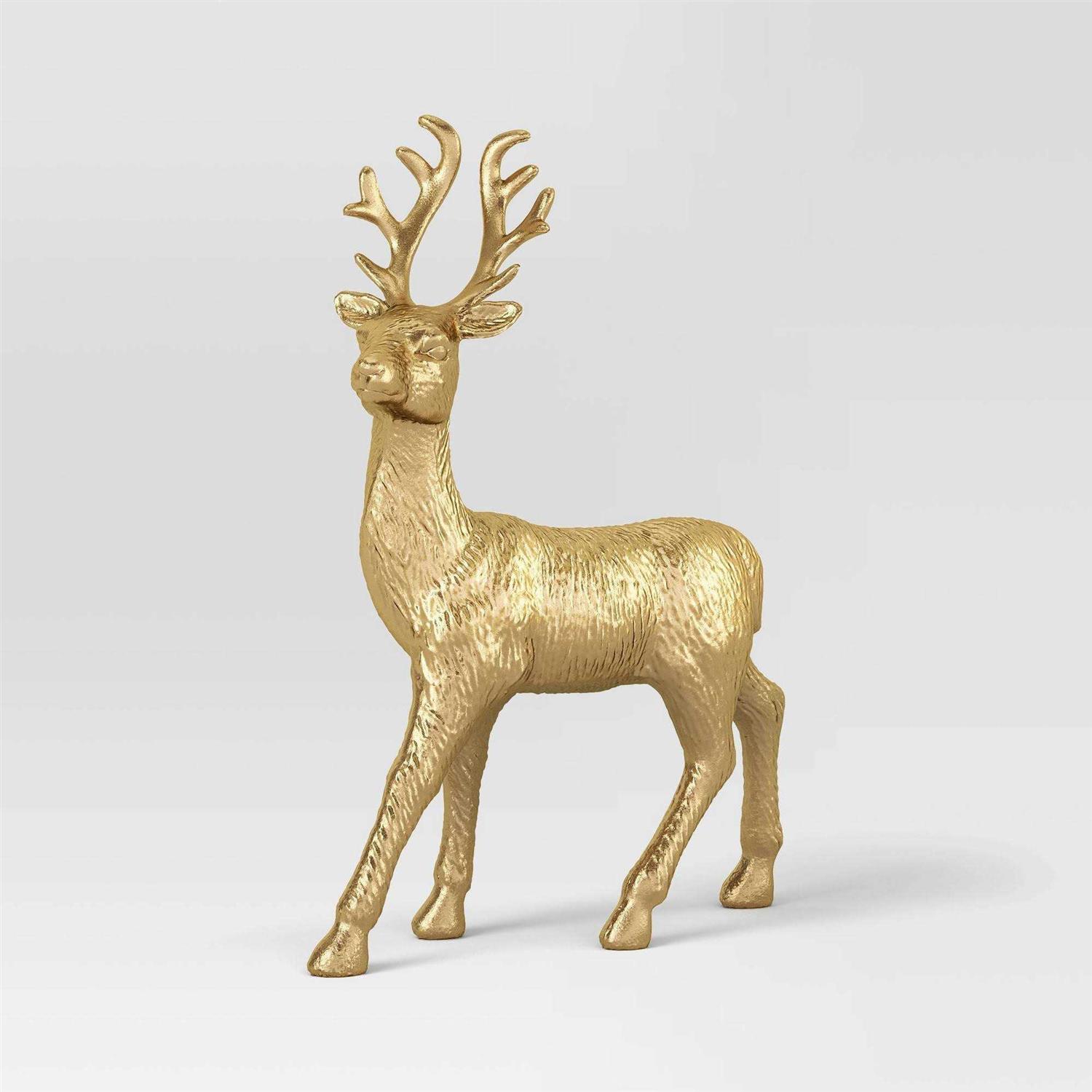 Wondershop 12.5 Standing Deer Animal Christmas Figurine