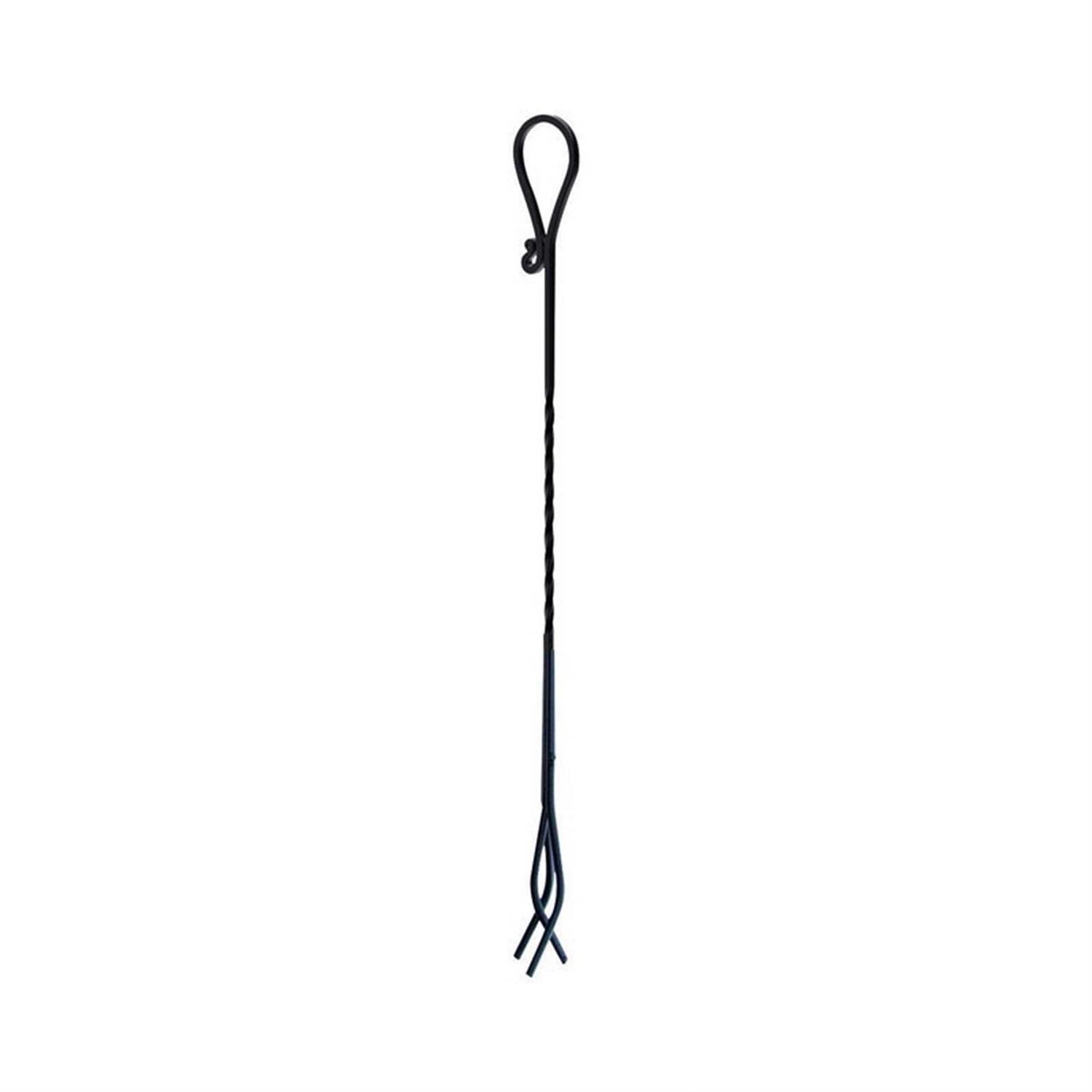 Panacea Twisted Steel Fireplace Tongs