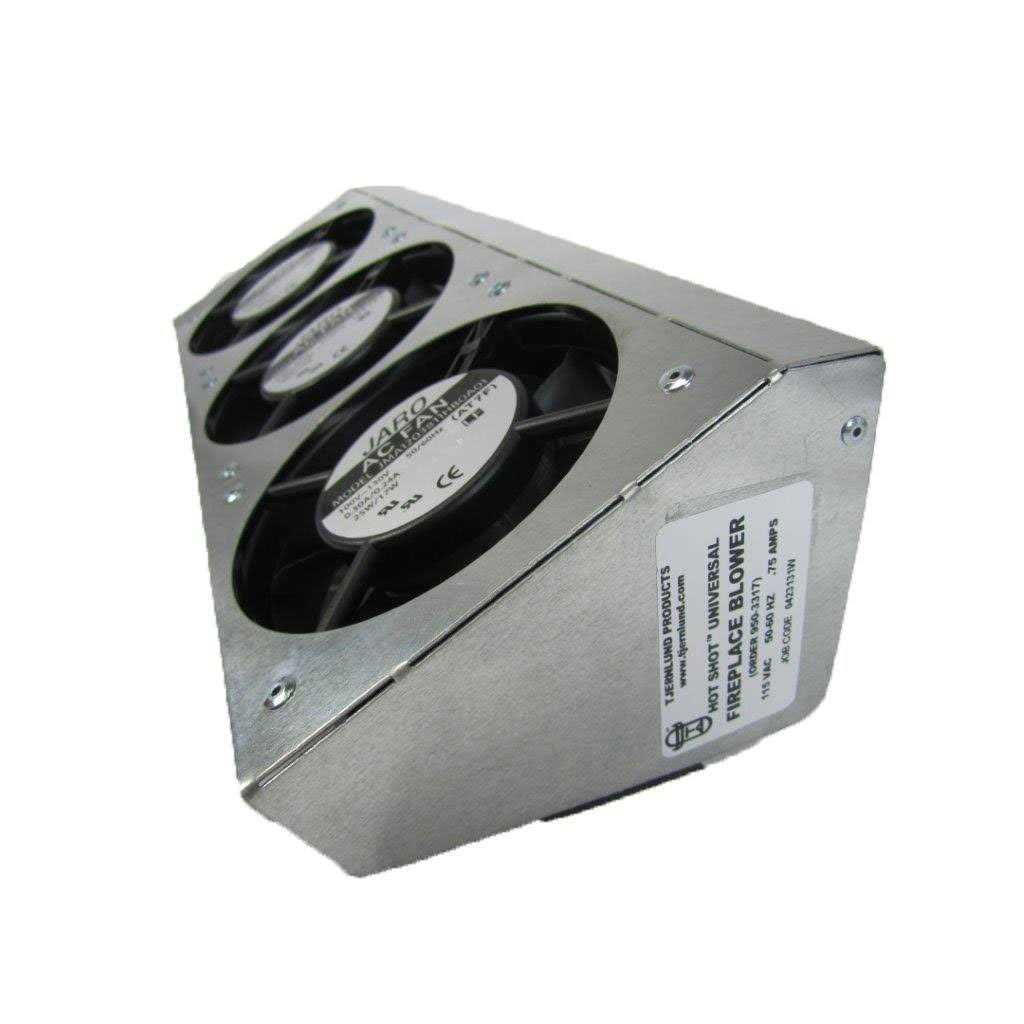 Tjernlund FB3F Universal Fireplace Blower and Adjustable Thermo Switch and Speed Control Kit 330 CFM