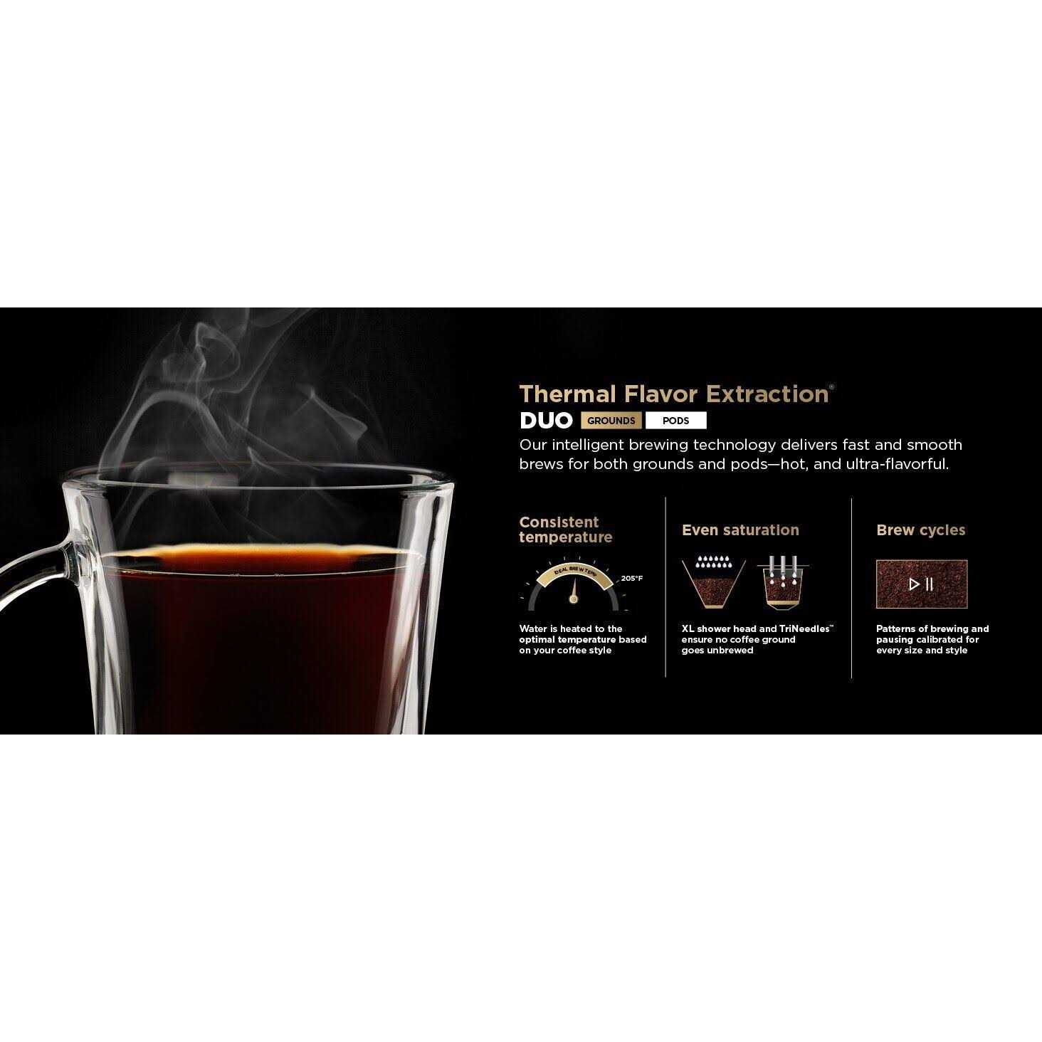 Ninja CFP307 DualBrew Pro Specialty Coffee System Single-Serve compatible with K-cups