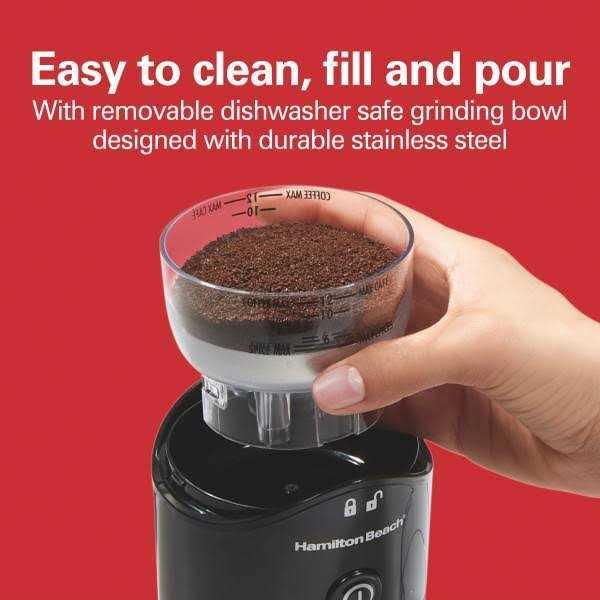 Hamilton Beach Coffee Grinder Black