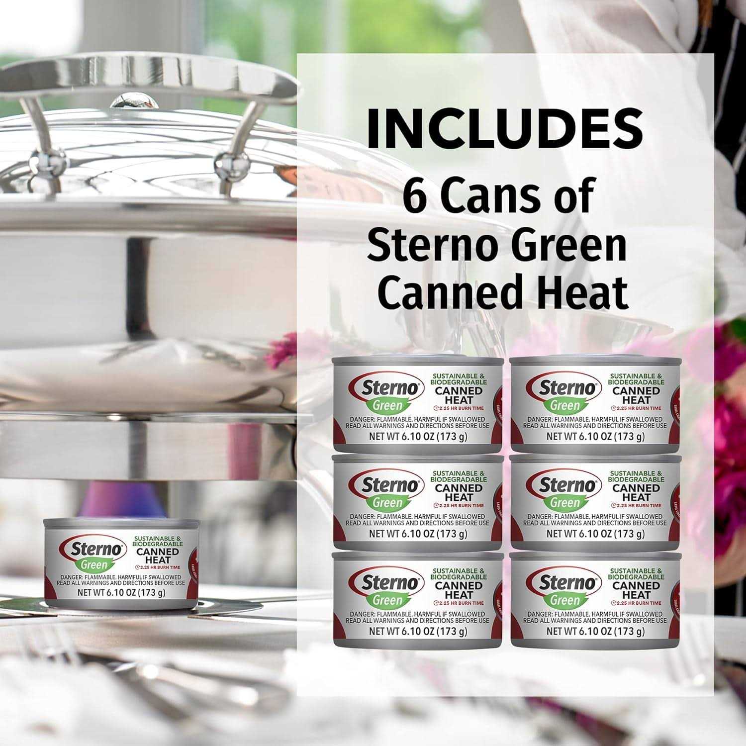 Sterno 20392 Green Canned Heat