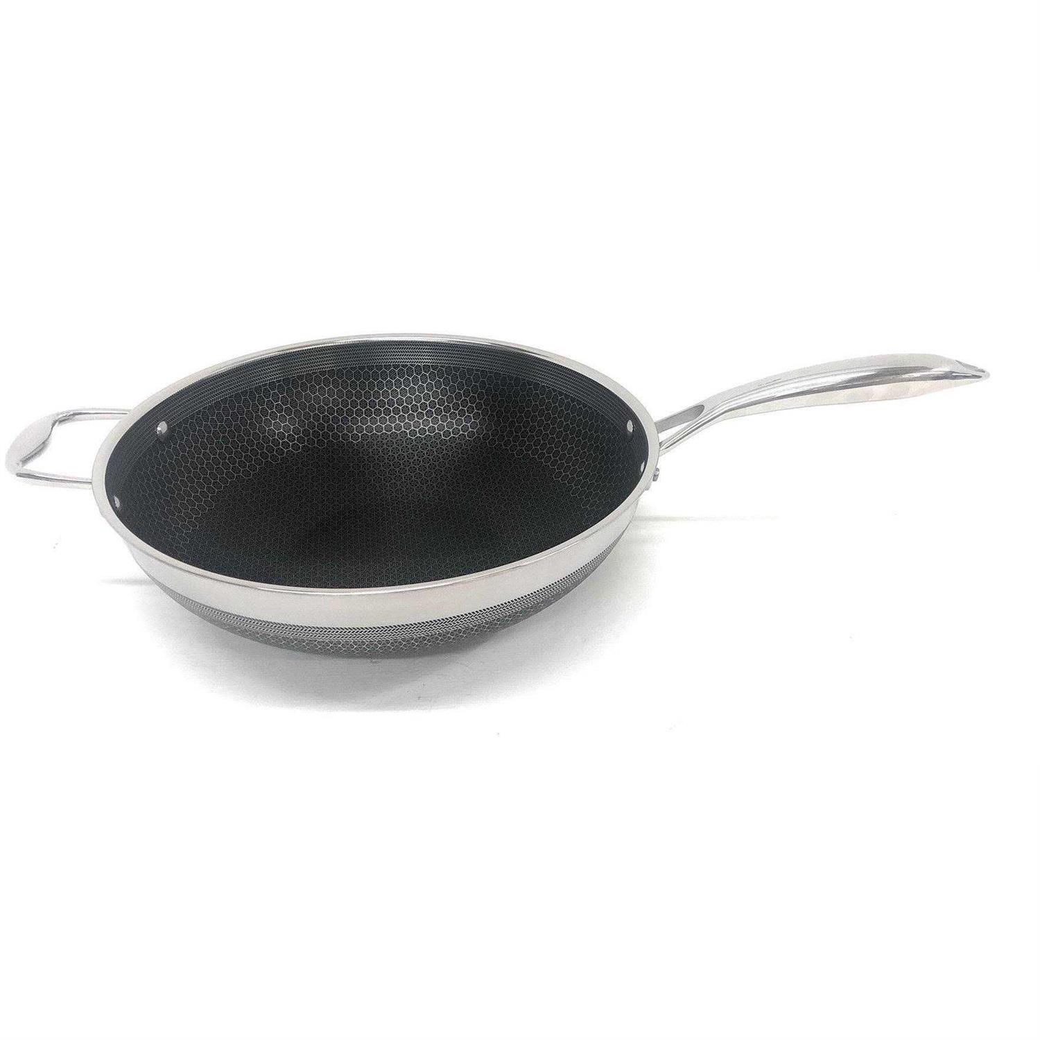 HexClad Cookware 12 Hybrid Wok