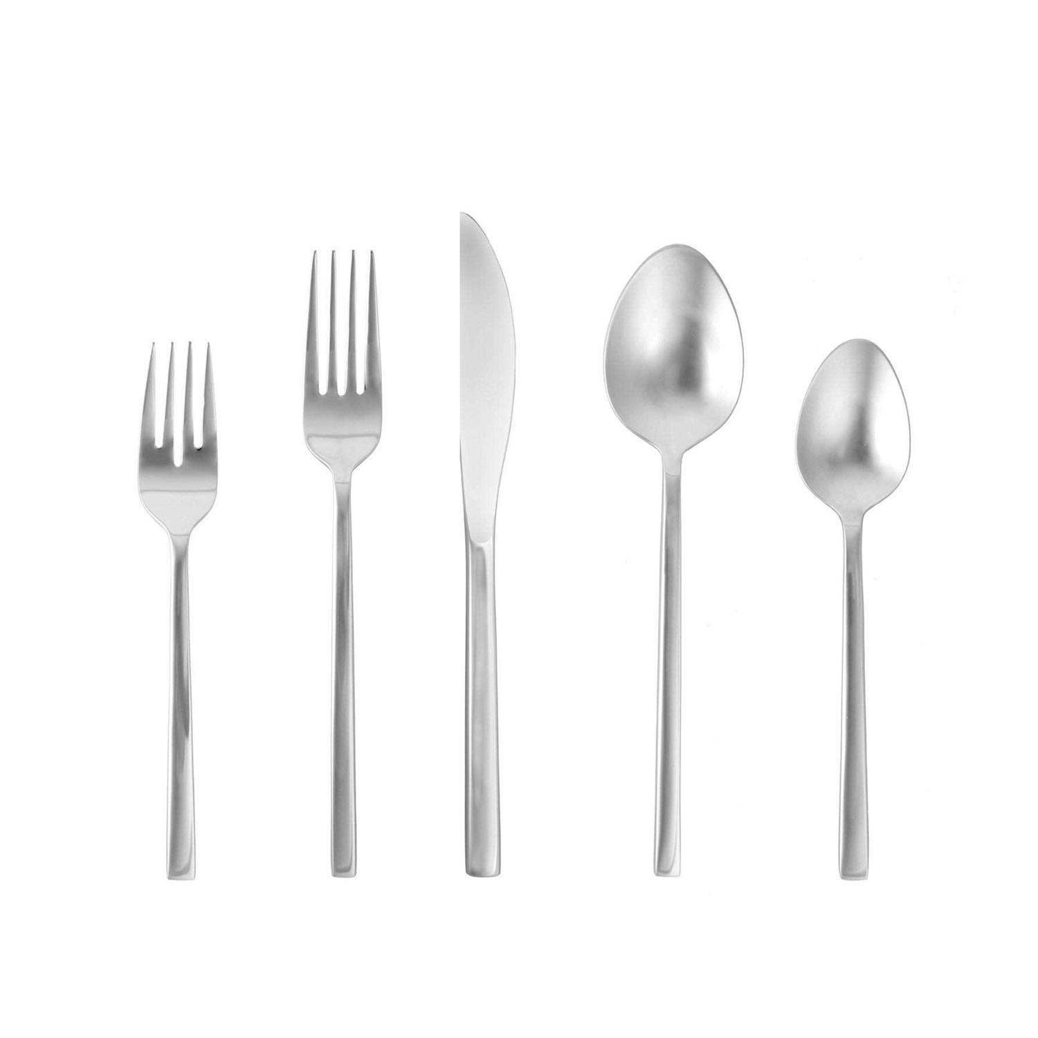 Fortessa Arezzo 5-Piece Stainless Steel Flatware Set