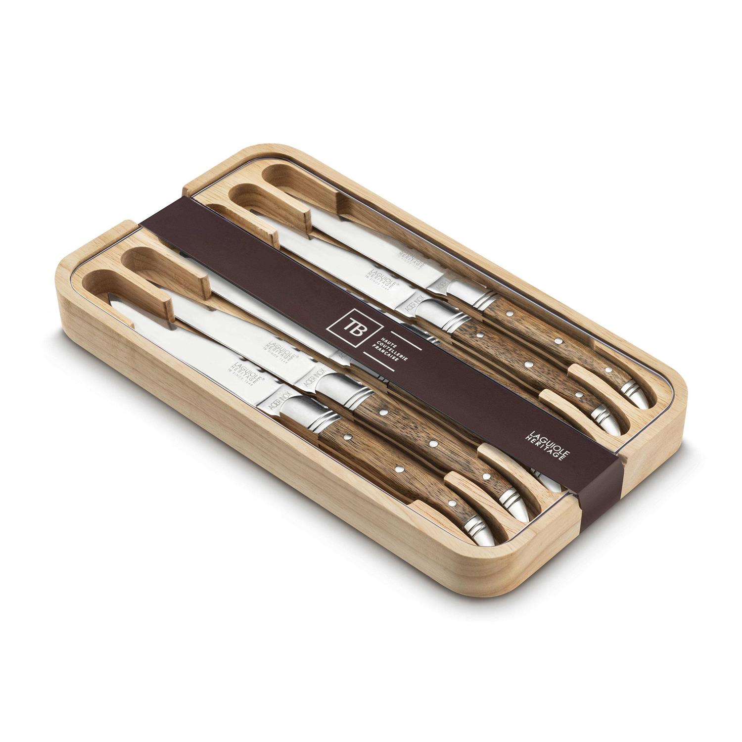 Laguiole Evolution Laguiole Tradition 6-Piece Steak Knife Set
