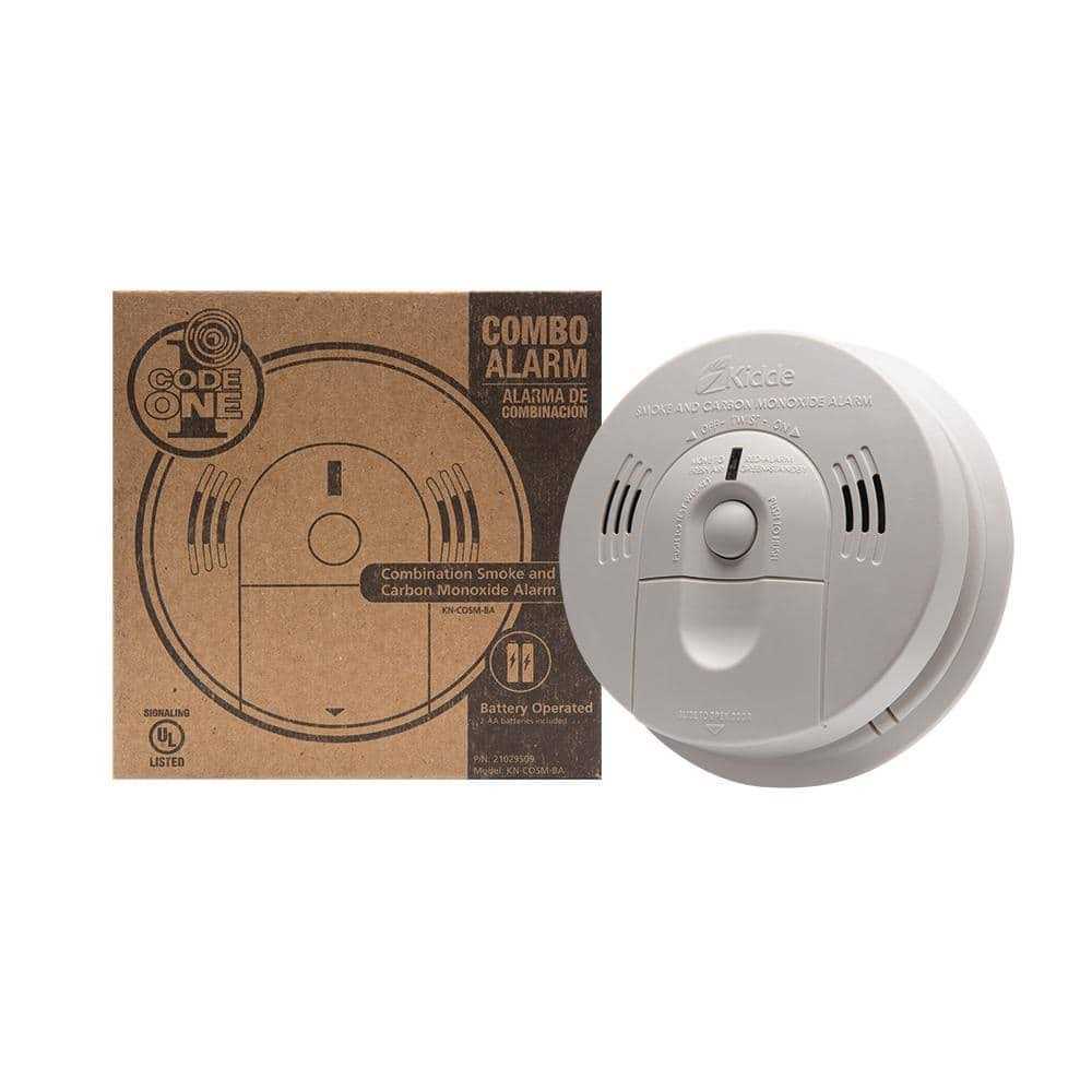 Kidde Code One Battery Operated Smoke and Carbon Monoxide Combination Detector with Voice Warning