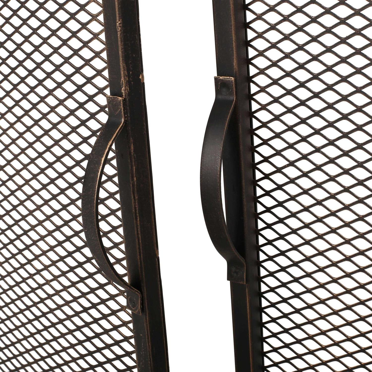 Christopher Knight Home Novia Iron Fireplace Screen