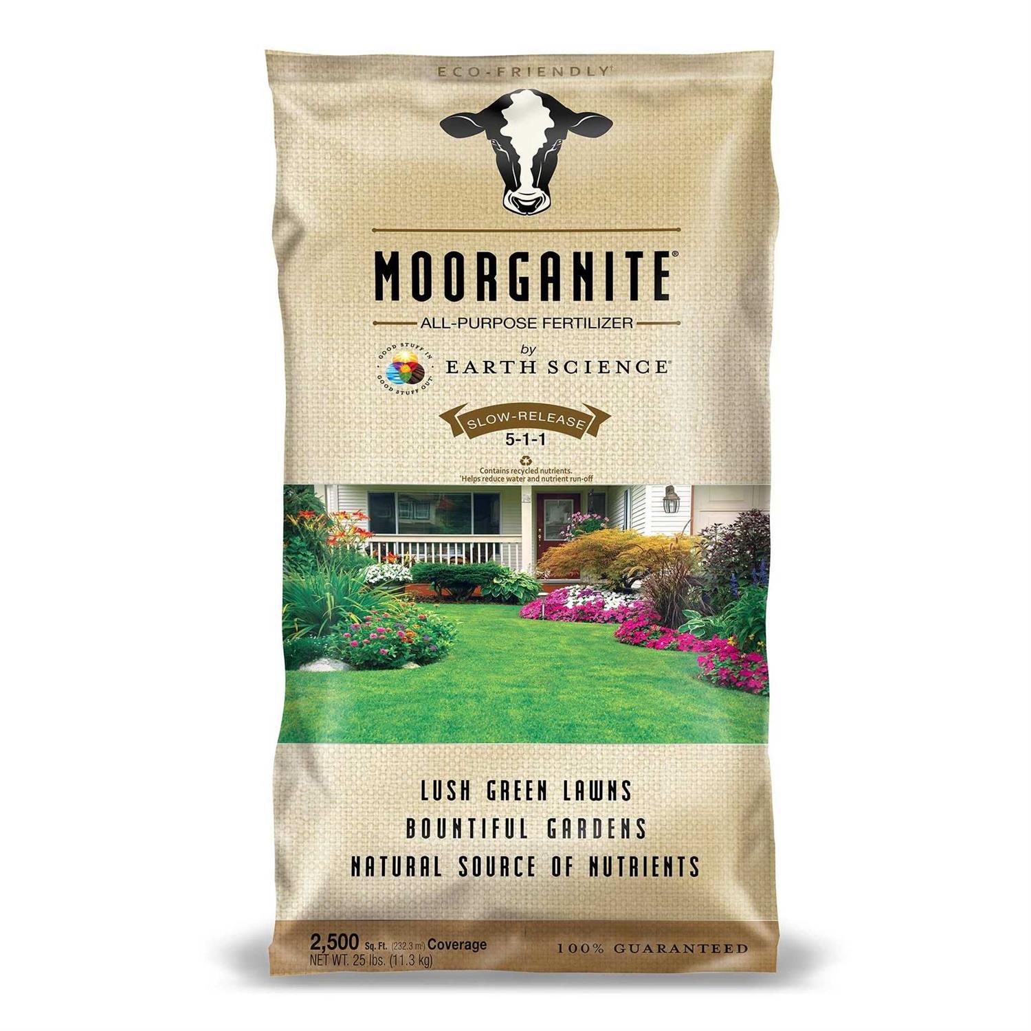 Earth Science Moorganite Lawn & Garden Fertilizer