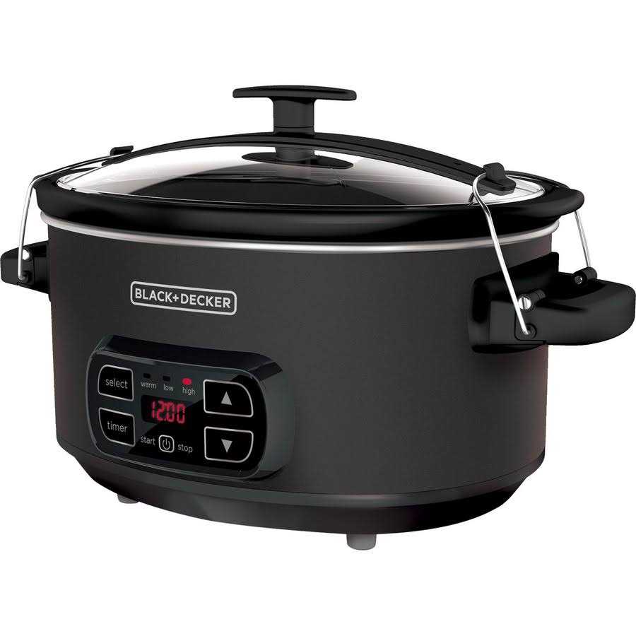 Black+decker Scd4007 7-Quart Digital Slow Cooker with Chalkboard Surface