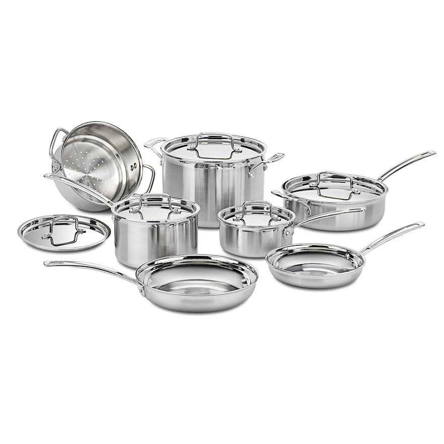 Cuisinart Multiclad Pro 12 Piece Stainless Steel Cookware Set