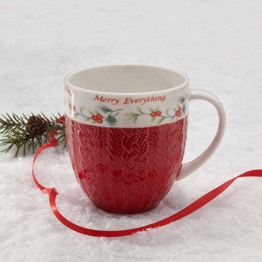 Pfaltzgraff Embossed Sweater Mug