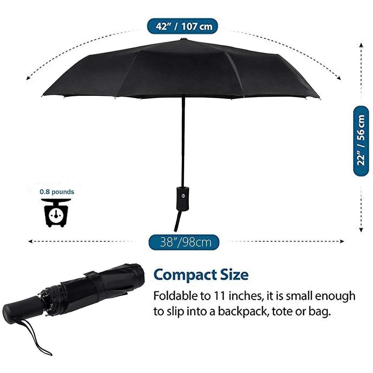 SY Compact Travel Umbrella Windproof Automatic Umbrellas-Factory Outlet Umbrella