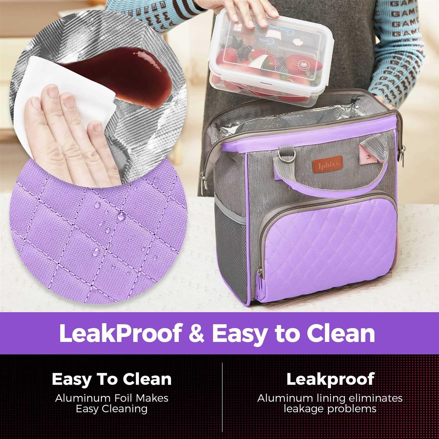 Lunch Bag Women Insulated Lunch Box for Women Adults Leakproof Large Lunch Tote Bags for Women with Adjustable Shoulder Strap