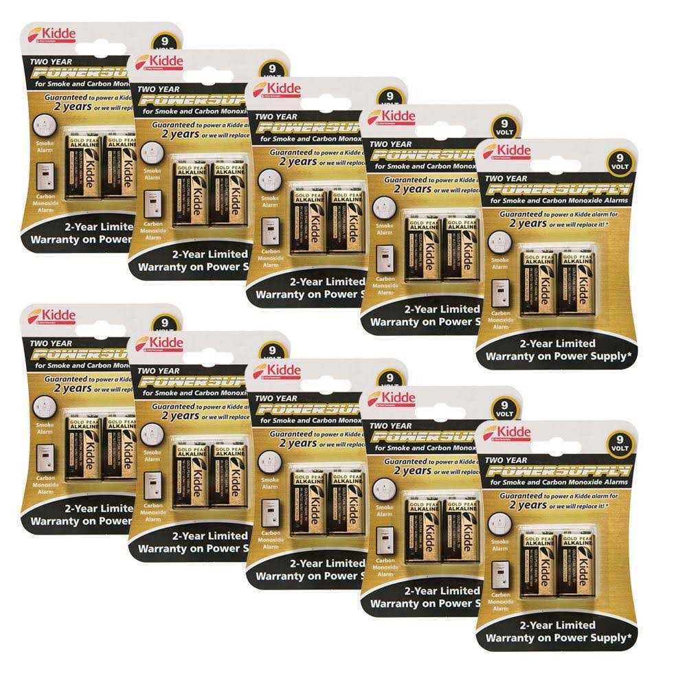 Kidde 9-Volt Smoke Detector Replacement Batteries