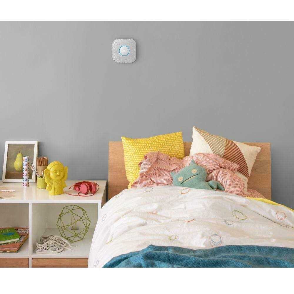 Nest Protect 2nd Gen S3000BWES Battery Smoke and Carbon Monoxide Alarm