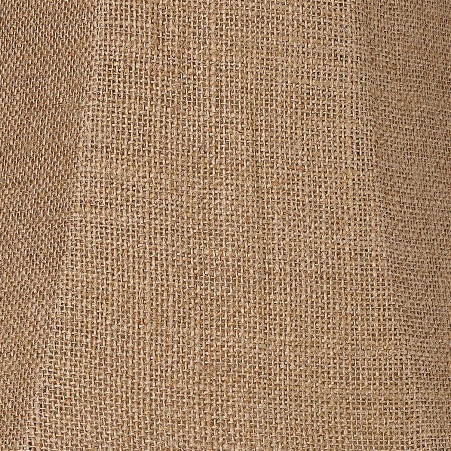 Springcrest Natural Burlap Medium Bell Lamp Shade 7 Top x 14 Bottom x 10.5 High Replacement with Harp and Finial