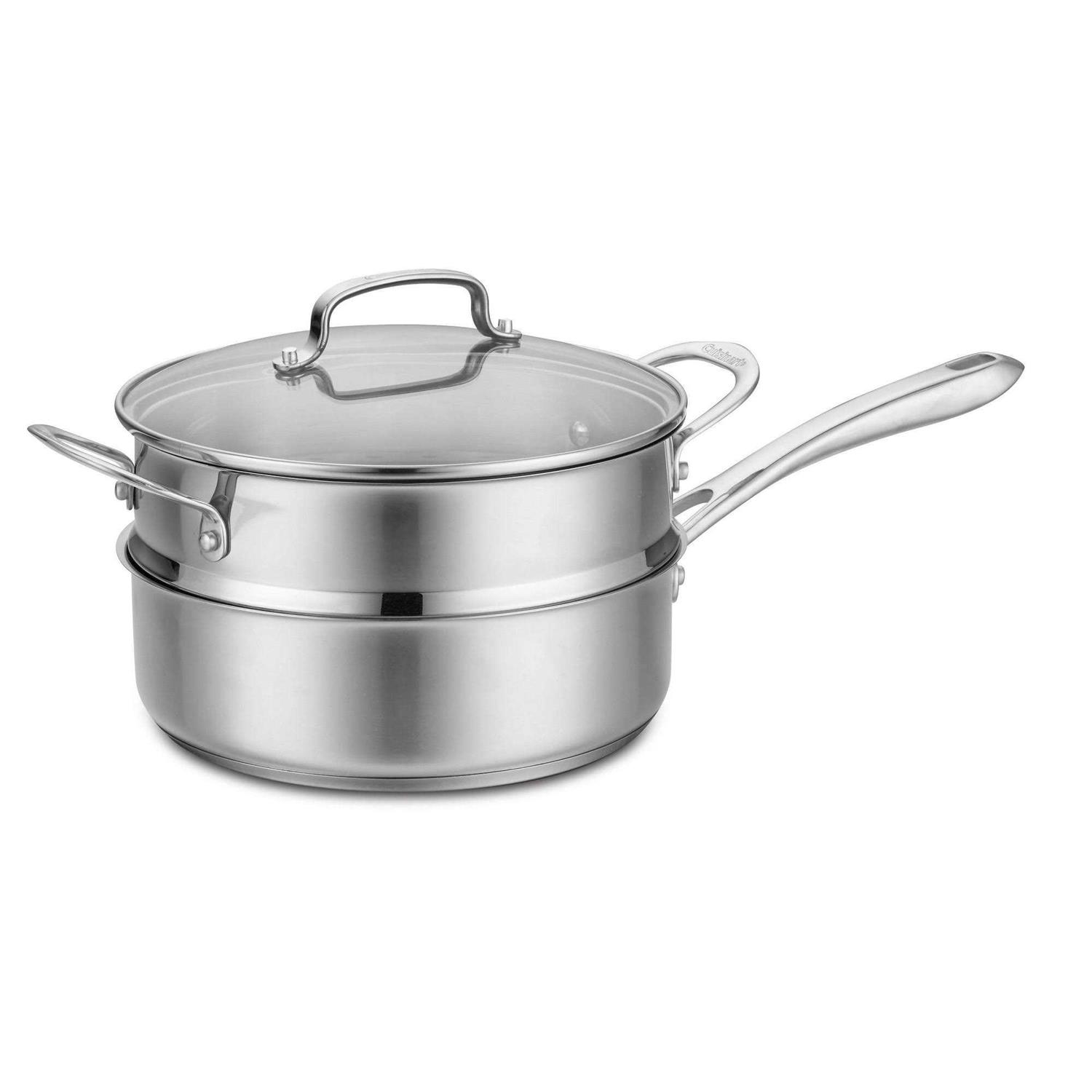 Cuisinart Classic 3.5qt Stainless Steel Saute & Steamer Set with Helper Handle and Cover