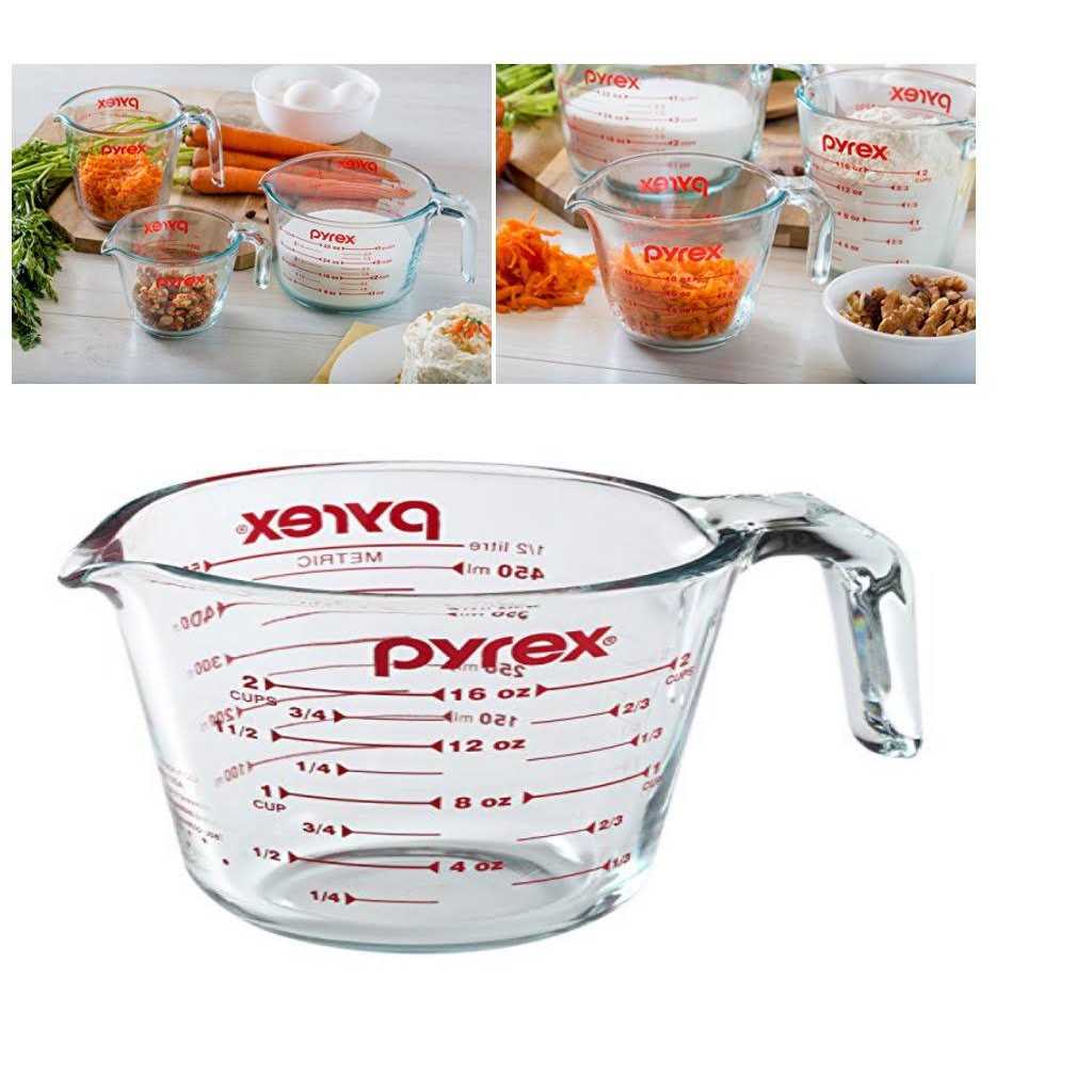 Pyrex 3-Piece Glass Measuring Cup Set