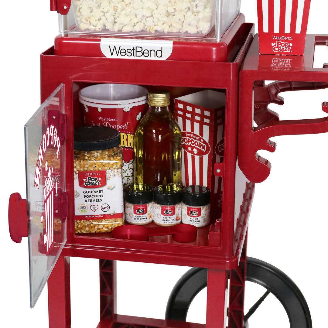 West Bend Popcorn Cart