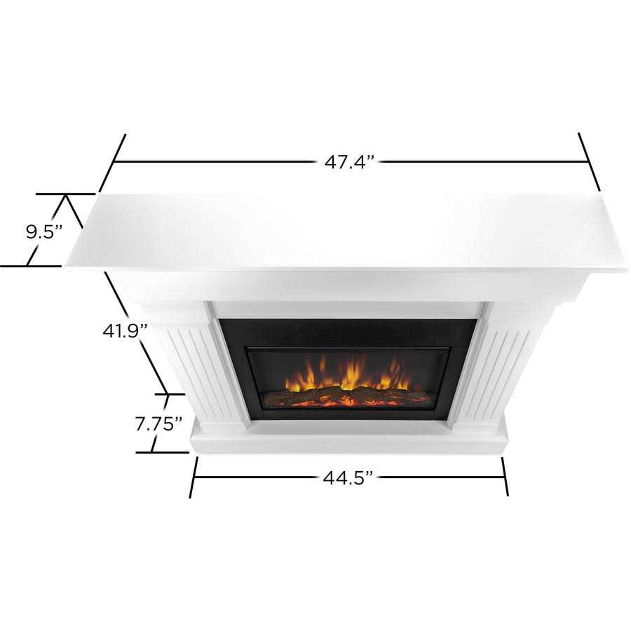 Real Flame Crawford Electric Slim Fireplace