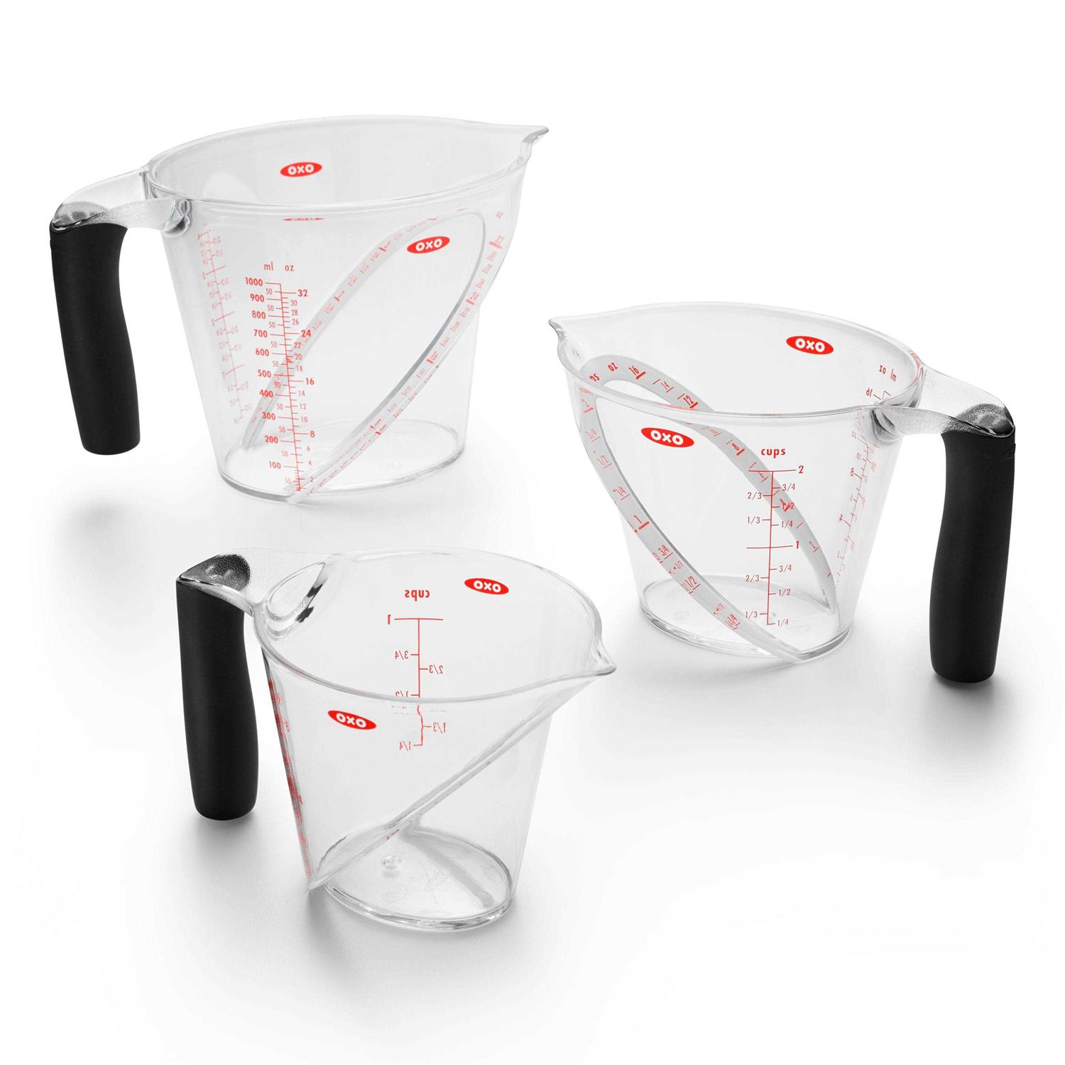 OXO Good Grips 3 Piece Angled Measuring Cup Set