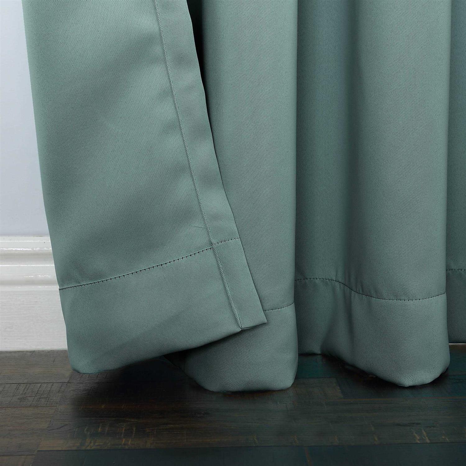 Sun Zero Blackout Patio Door Window Curtain