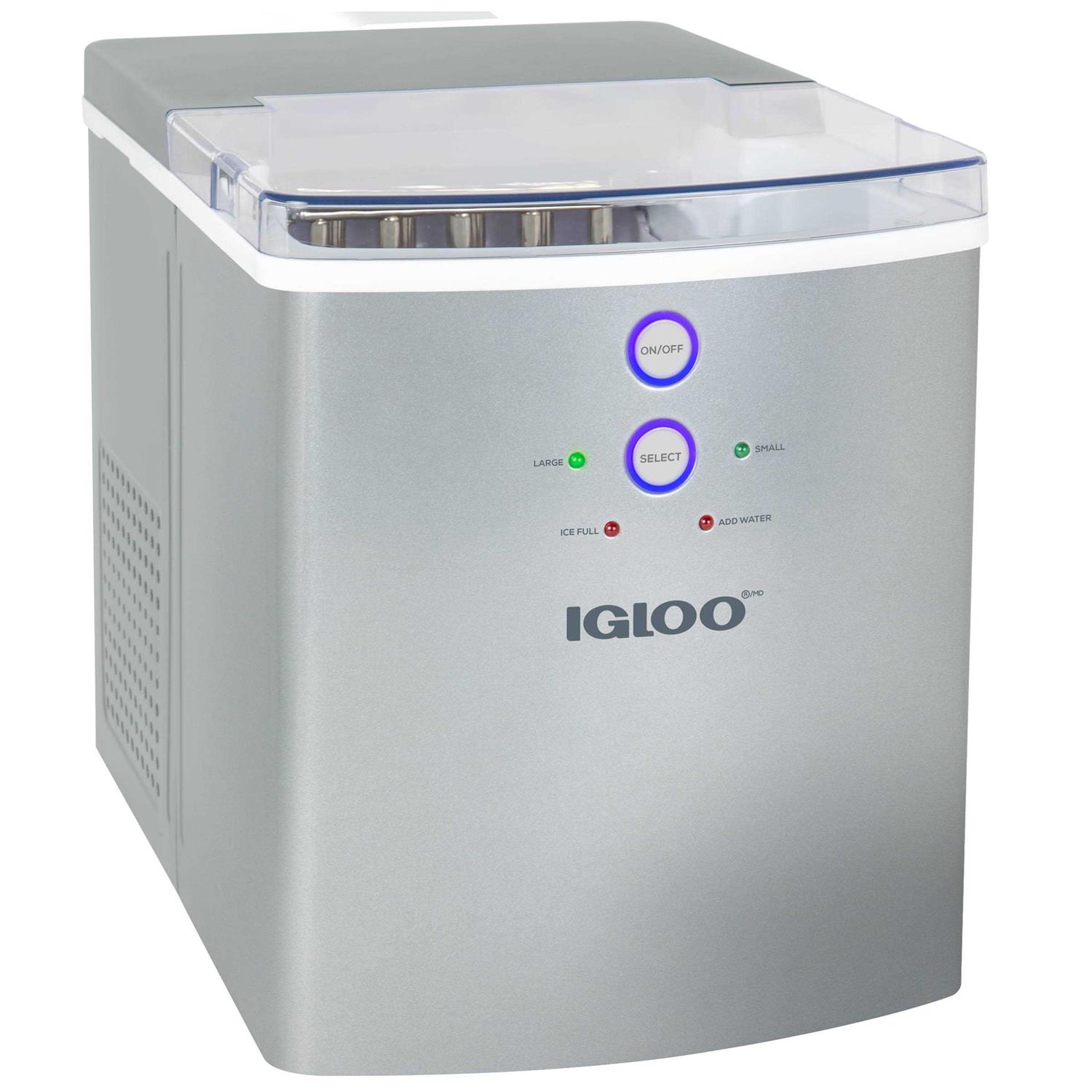 Igloo 33-lb. Countertop Ice Maker Machine IGLICEB33SL