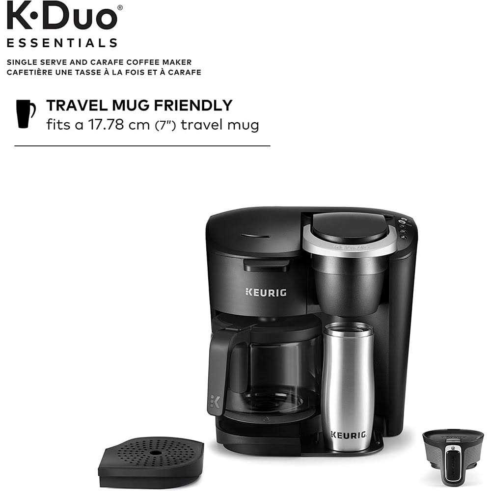 Keurig K-Duo Essentials Single Serve K-Cup Pod & Carafe Coffee Maker