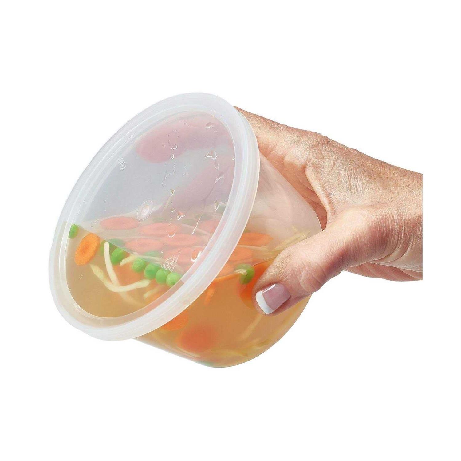 Durahome Deli Containers with Lids Food Storage Leakproof