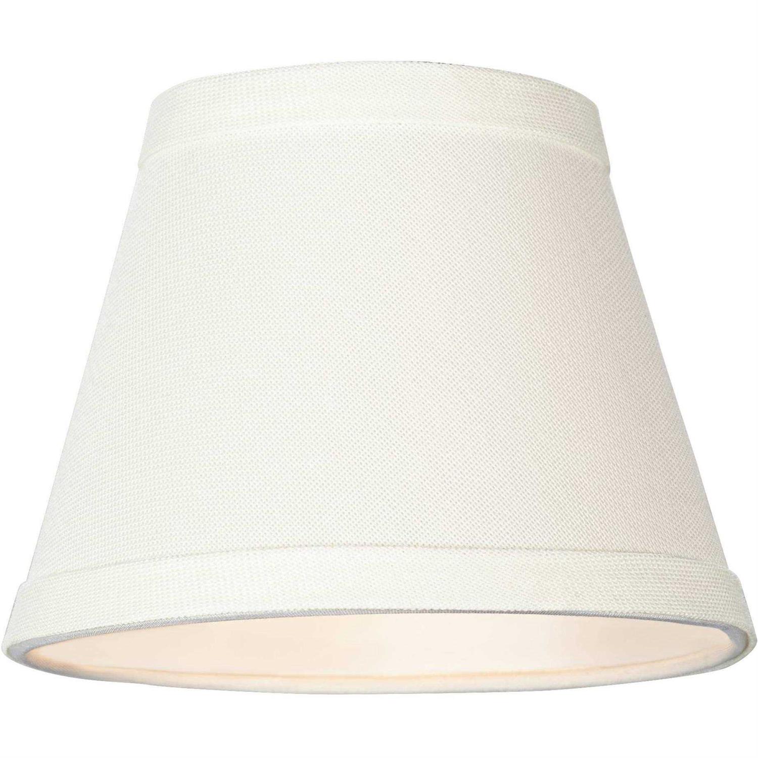 Springcrest Set Empire Lamp Shades Small 3 Top x 5 Bottom x High Candelabra Clip-On Fitting