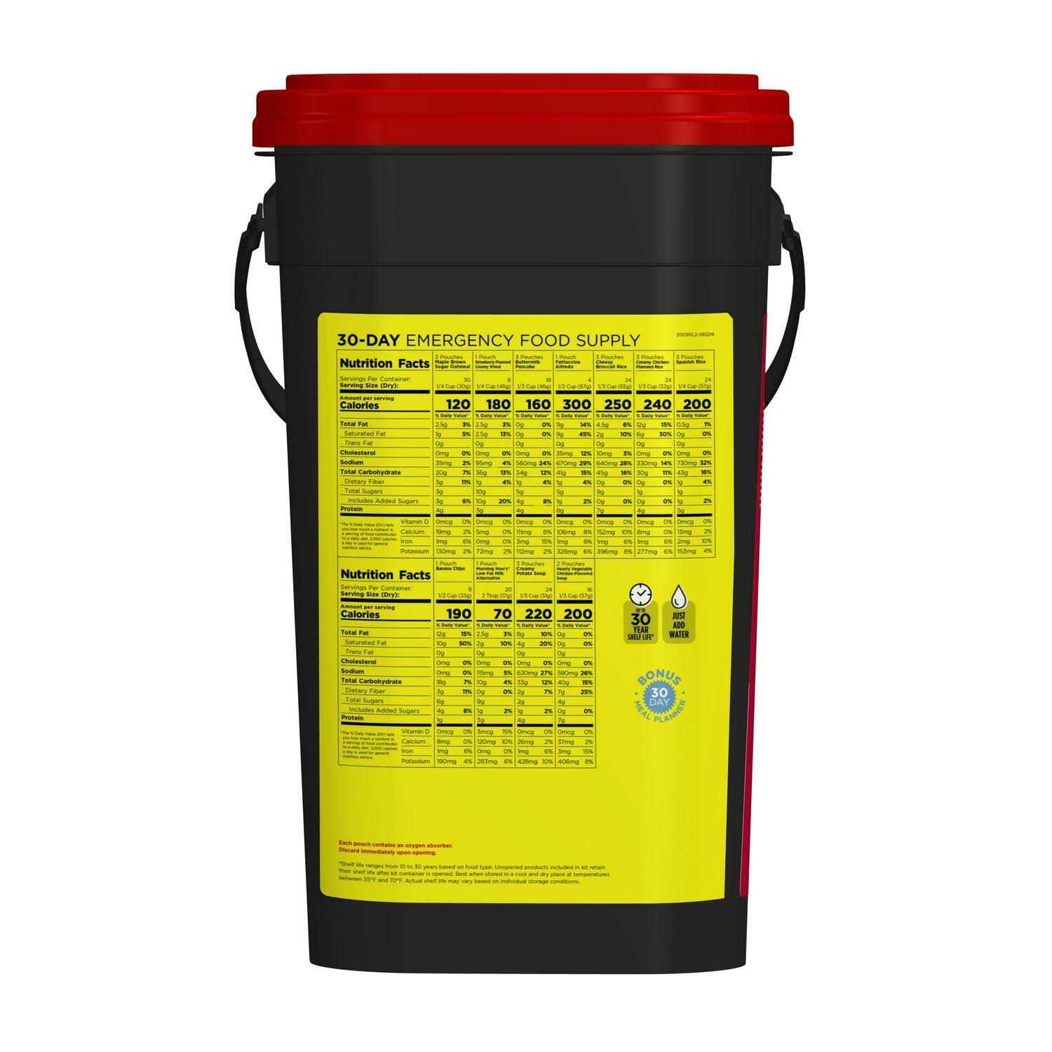 Augason Farms Deluxe 30-Day Emergency Food Supply