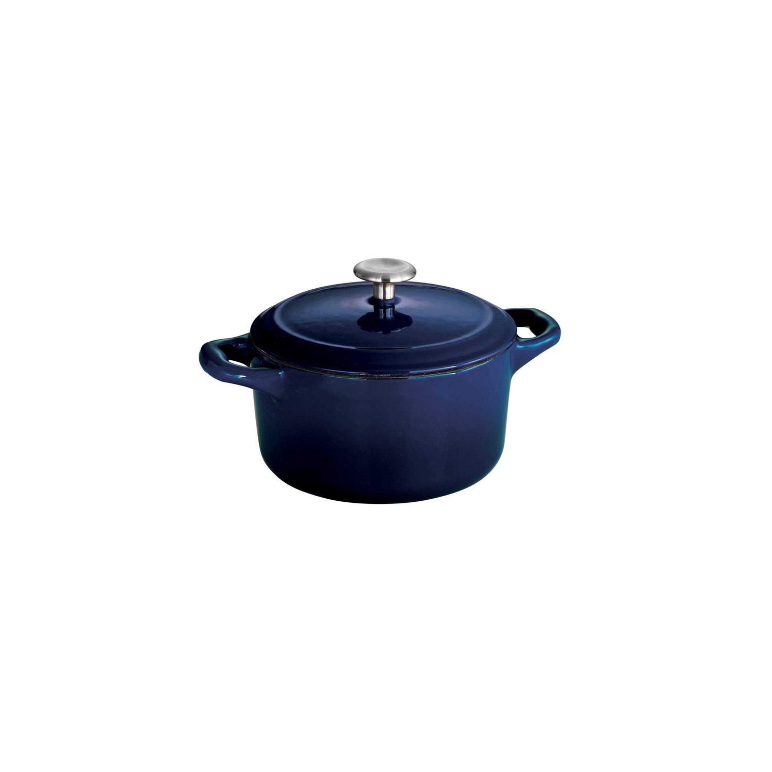 Tramontina Gourmet Enameled Cast Iron 24 oz. Covered Small Cocotte
