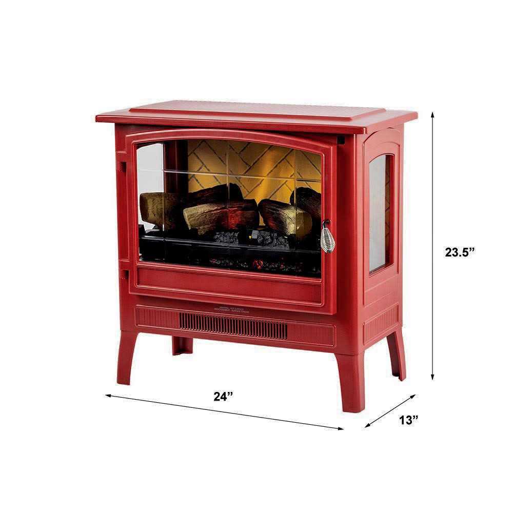 Country Living Infrared Freestanding Electric Fireplace Stove Heater