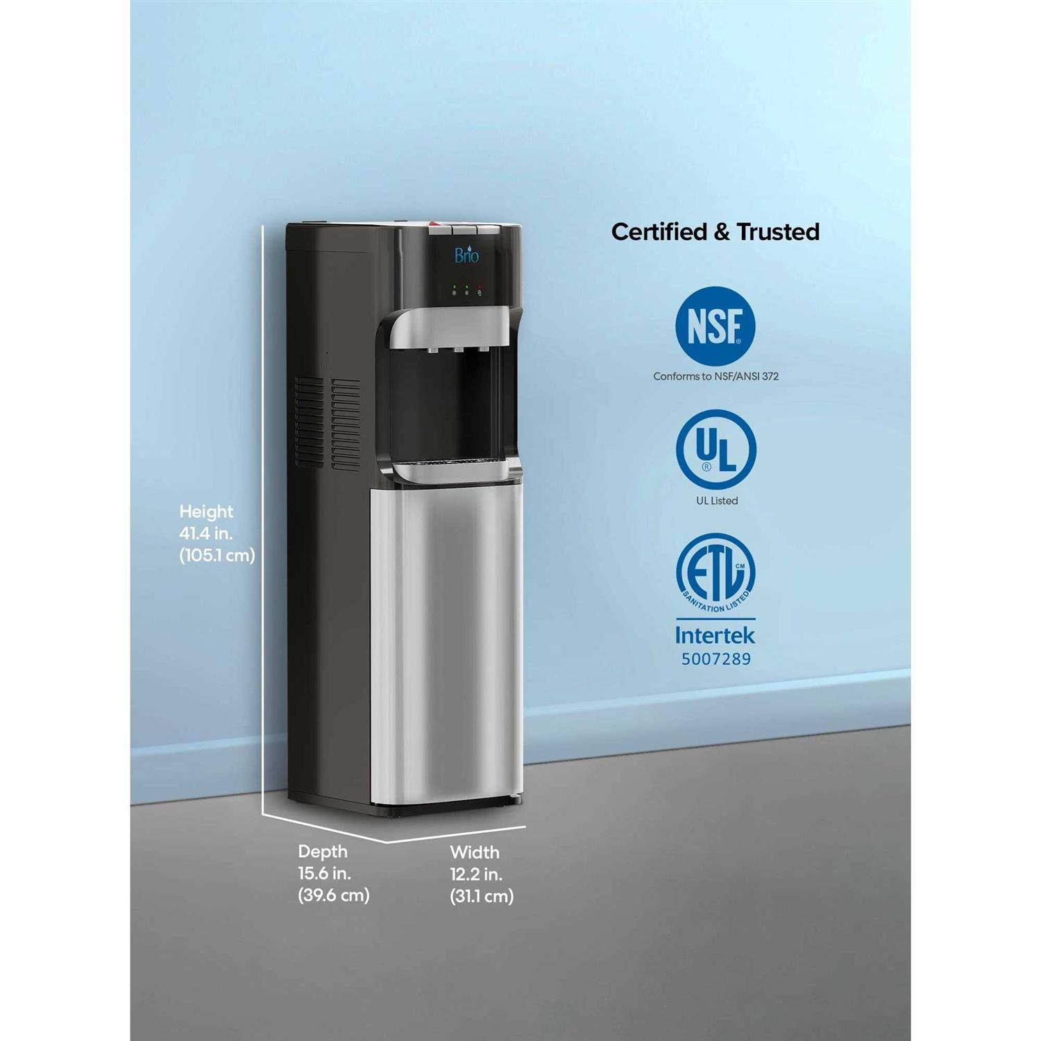 Brio Bottom Loading Water Cooler Water Dispenser – Essential Series