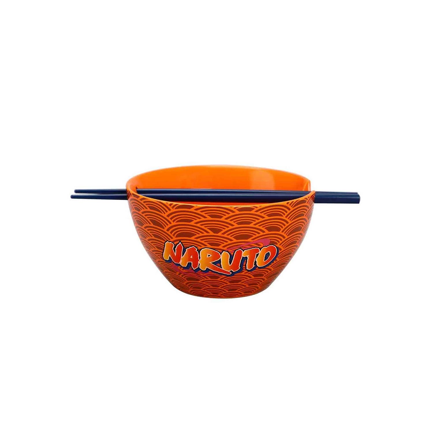 Bioworld Naruto Ceramic Ramen Bowl with Chopsticks