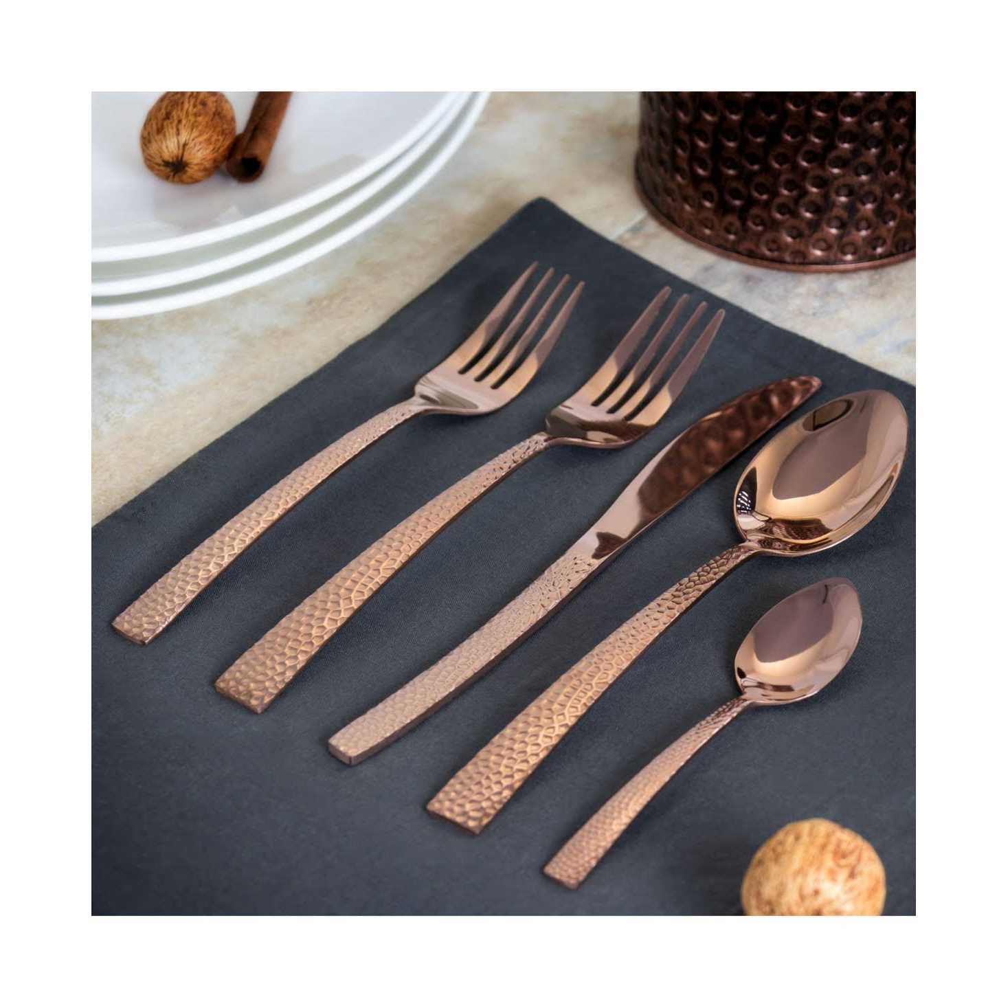 Megachef Baily 20-Piece Stainless-Steel Flatware Set