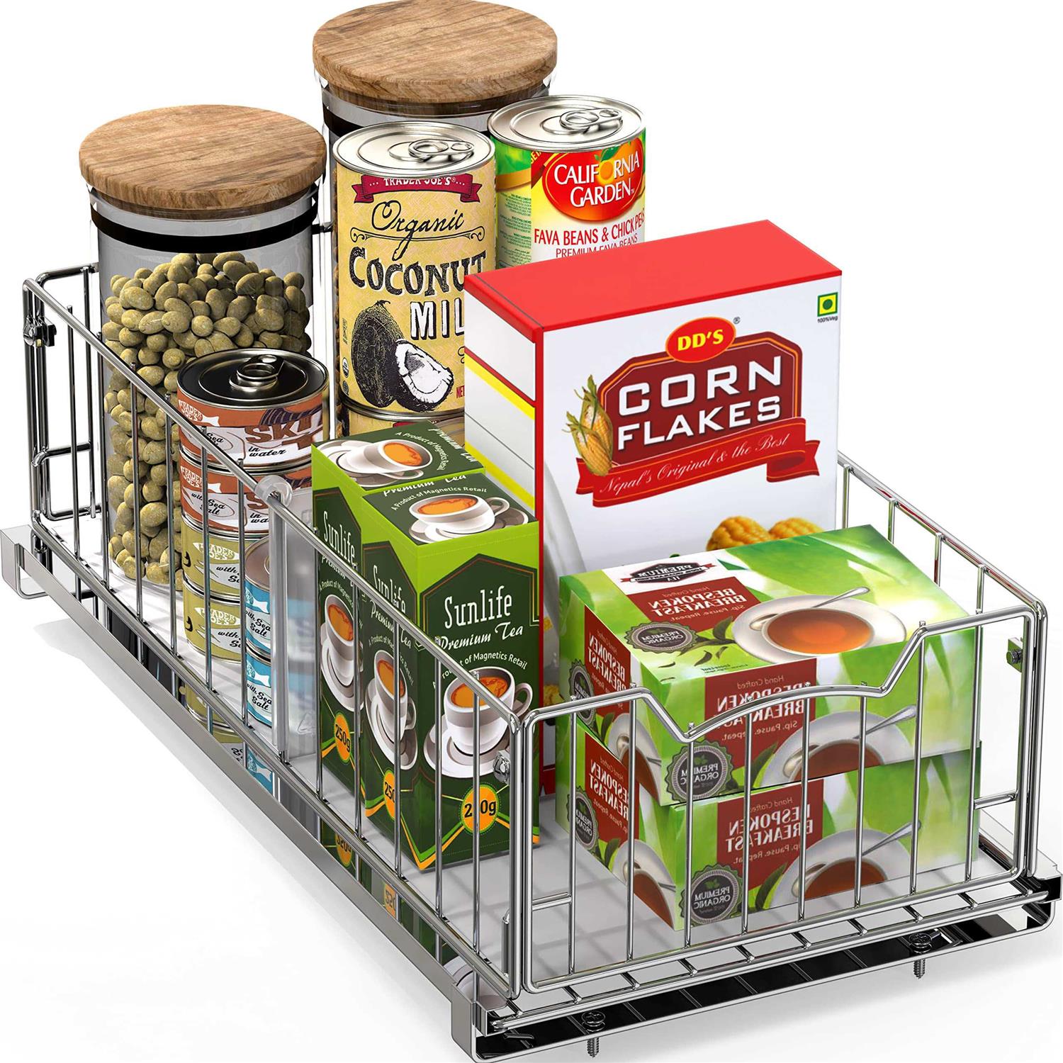 Simple Houseware SimpleHouseware Pull Out Cabinet Sliding Basket