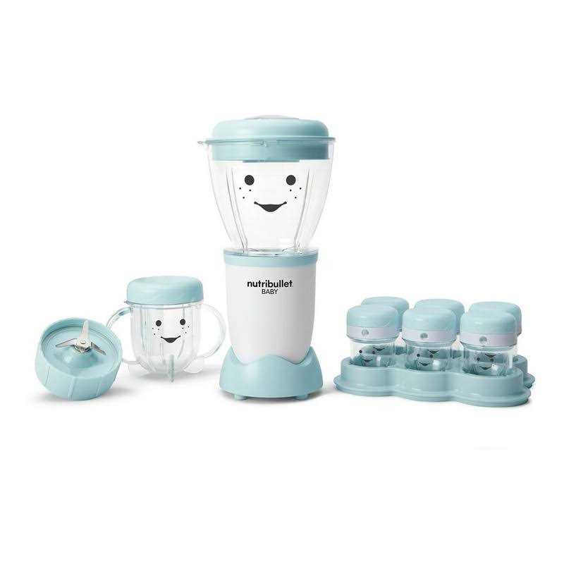 Nutribullet Baby Baby Food Blender 16 Piece Nby10100 – Blue / white