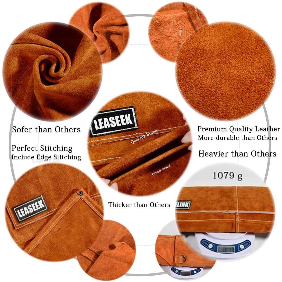 Chicago Electric Welding Split Leather Welding Apron