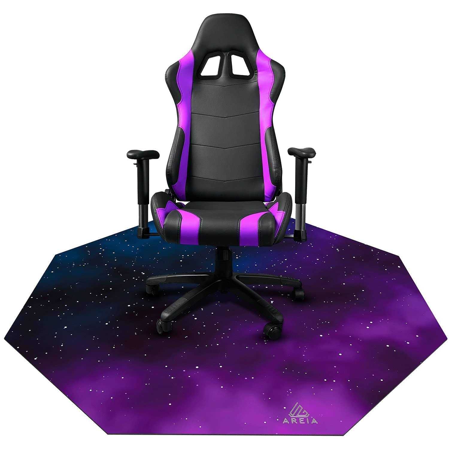 AREIA Computer Chair Mat Noise Cancelling Gaming Chair Mat – Anti-Slip Gaming Floor Mat – Scratch Resistant Mat for Office Chair –