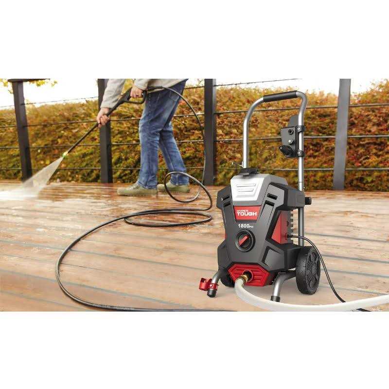 Hyper Tough Brand Electric Pressure Washer 1800psi for Use